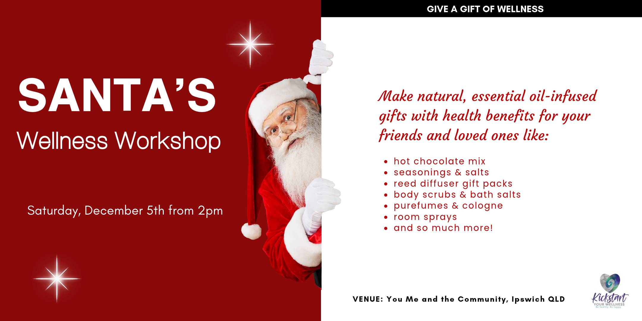 DIY Christmas gifts workshop Ipswich with natural body scrubs and bath salts
