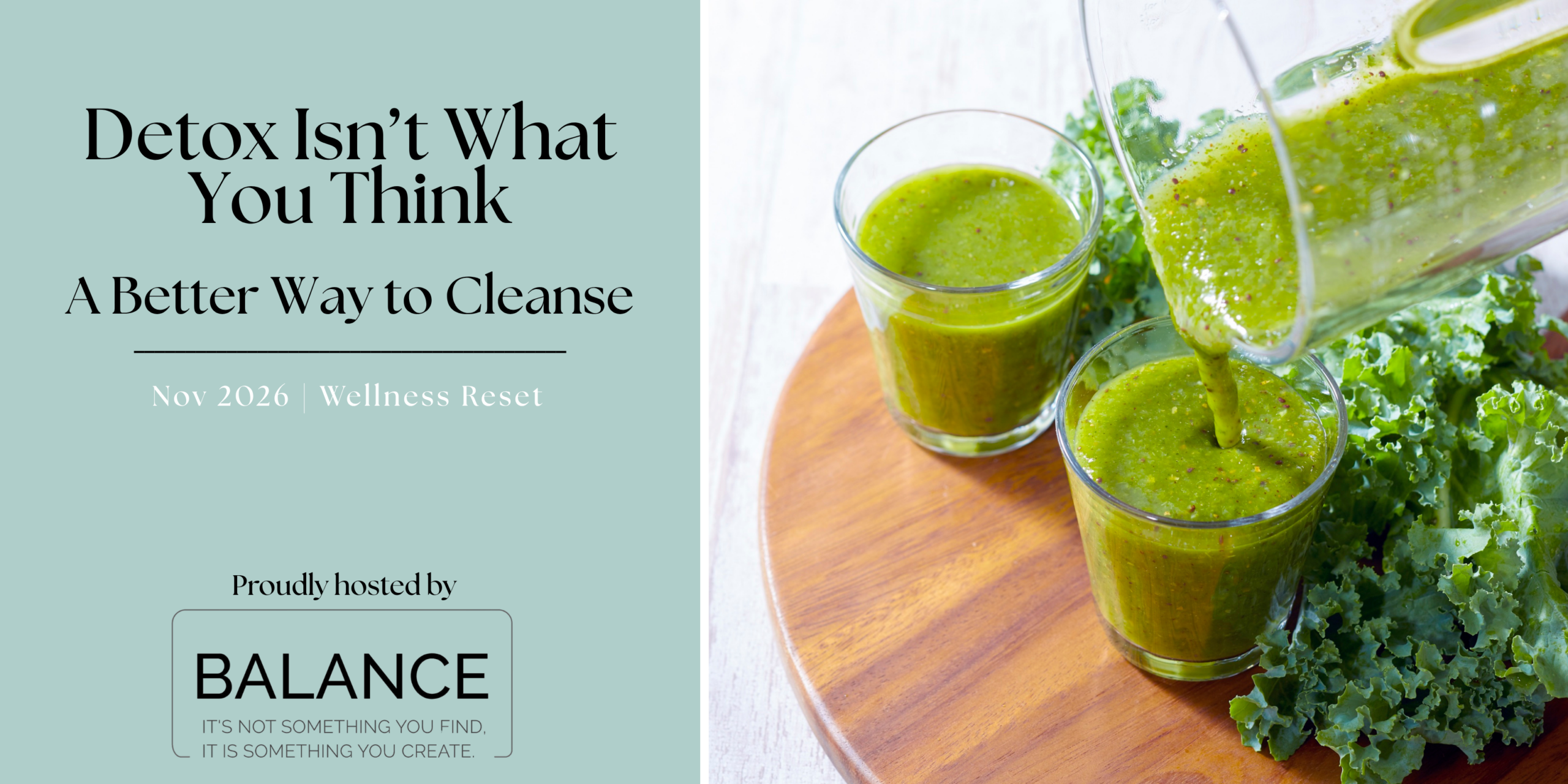Natural detox workshop Springfield with real food and essential oils